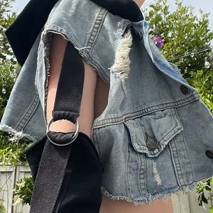 Carmar croppped denim jacket